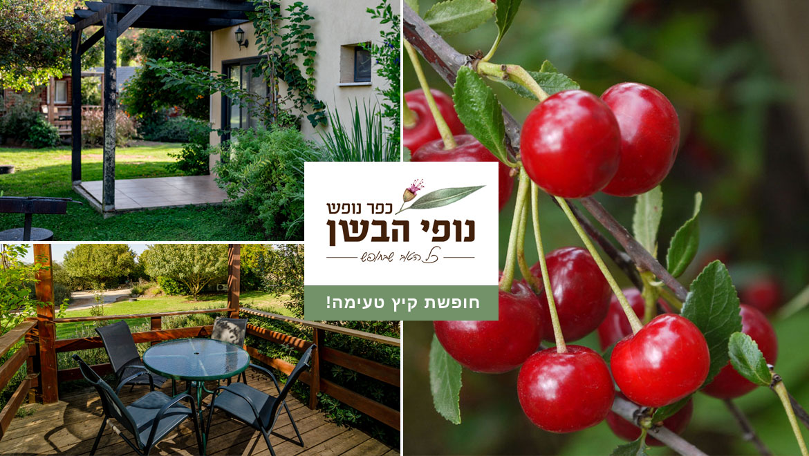 חופשת קיץ טעימה בנופי הבשן